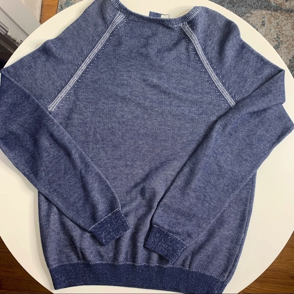 Tailor Vintage V-Neck Cotton Sweater Navy Men’s Size Medium NWOT - Picture 4 of 5